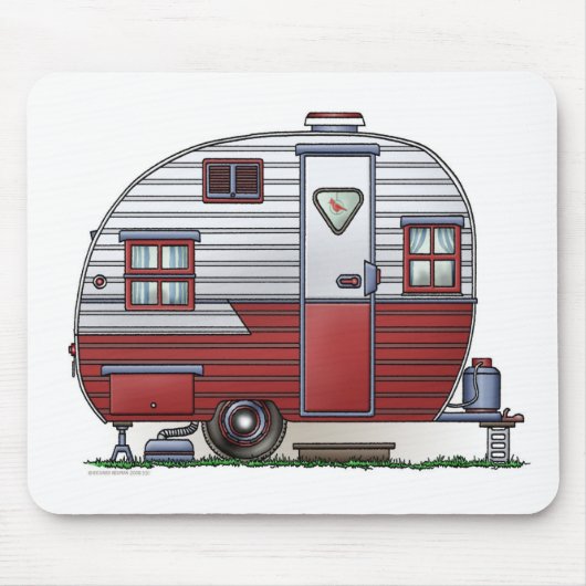 Mobile Scout Camper Mousepad Muismat (Voorkant)