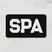 Mobile Spa Custom QR Visitekaartje (Voorkant)
