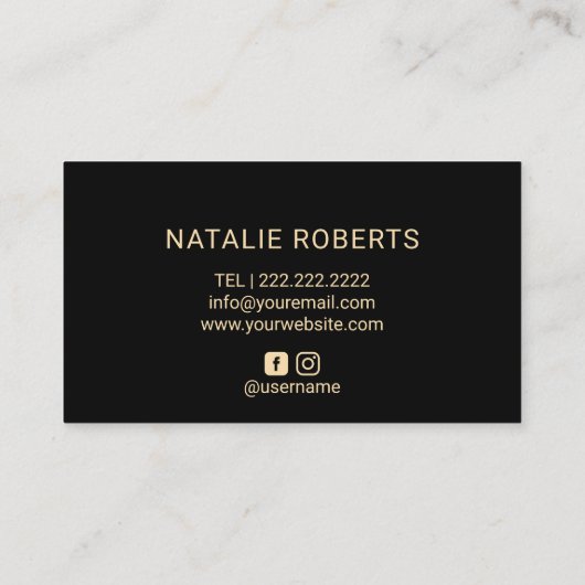 Mobile Spray Tan Modern Sunshine Airborstel Tannin Visitekaartje (Achterkant)