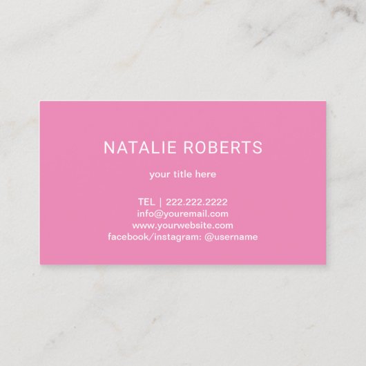 Mobile Spray Tan Tropical Palm Trees Retro Visitekaartje (Achterkant)