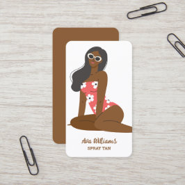 Mobile Spray Tan Visitekaartje