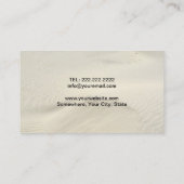 Mobile Spray Tanning Beach Sunshine Tan Salon Visitekaartje (Achterkant)