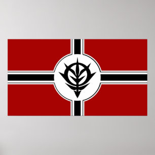 Mobile Suit Gundam Vorstendom Zeon Poster