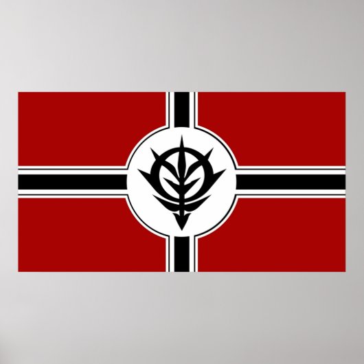 Mobile Suit Gundam Vorstendom Zeon Poster (Voorkant)