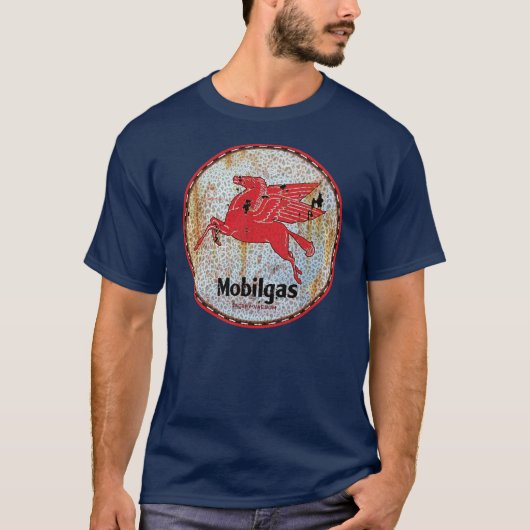  MobilGas-teken T-shirt (Voorkant)