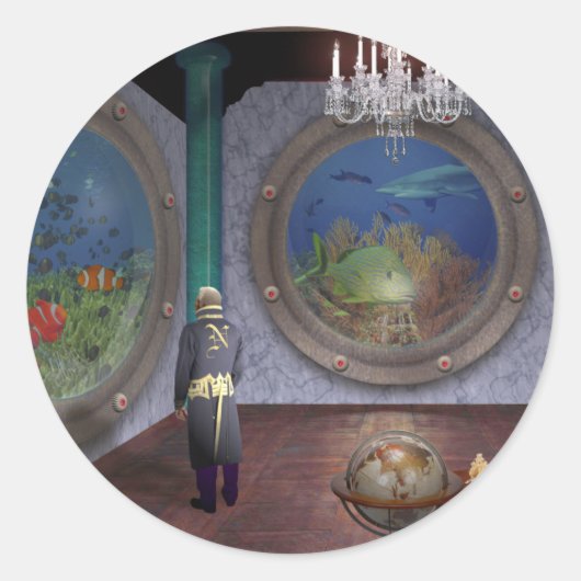 Mobilis in Mobili Ronde Sticker (Voorkant)