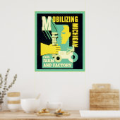 Mobilisatie van Michigan ~ werkgelegenheidsbeleid Poster (Keuken)
