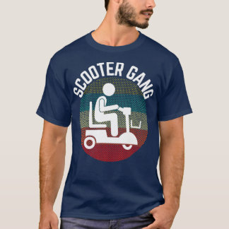Mobiliteitsscooter Gang Retro  Moped Motorcyc T-shirt