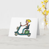 Mobiliteitsscooter Kaart (Gele Bloem)