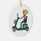 Mobiliteitsscooter Keramisch Ornament (Rechts)