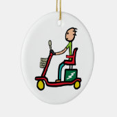 Mobiliteitsscooter Keramisch Ornament (Rechts)