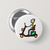 Mobiliteitsscooter Ronde Button 5,7 Cm (Voorkant /achterkant)