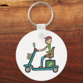 Mobiliteitsscooter Sleutelhanger (Voorkant)