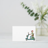 Mobiliteitsscooter Visitekaartje (Staand voorkant)