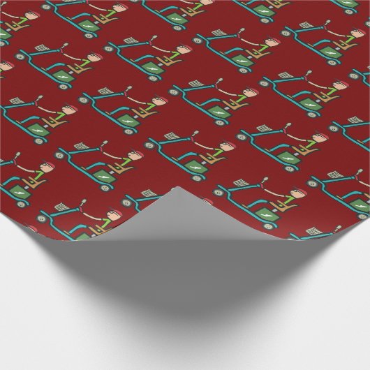 Mobility Scooter Cadeaupapier (Hoek)