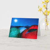 Mobius Arch & Rocks | Alabama Hills, California Kaart (Gele Bloem)