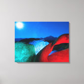 Mobius Arch & Rocks | Alabama Hills, Californië Canvas Afdruk (Voorkant)