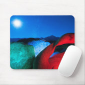 Mobius Arch & Rocks | Alabama Hills, Californië Muismat (Met muis)