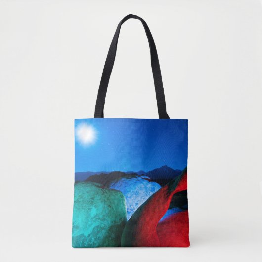 Mobius Arch & Rocks | Alabama Hills, Californië Tote Bag (Voorkant)