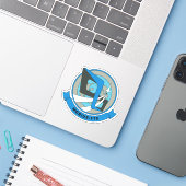 Mobius Squadron Sticker (Laptop met iPhone)