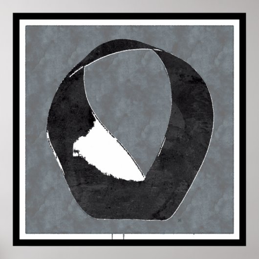 Mobius Strip Zen Enso Poster (Voorkant)