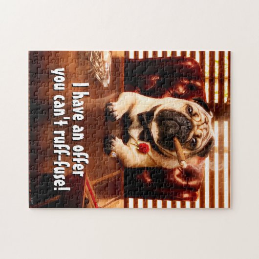 Mobster Dog Legpuzzel (Horizontaal)