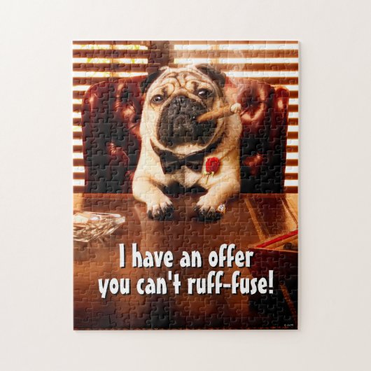 Mobster Dog Legpuzzel (Verticaal)