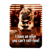 Mobster Dog Magneet (Verticaal)