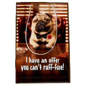 Mobster Dog Medium Cadeauzakje (Voorkant)