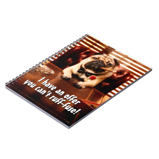 Mobster Dog Notitieboek (Linkerzijde)