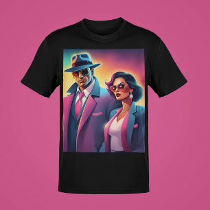 Mobster Guy / Vrouw / Suited Mob Gang Collectie T-shirt