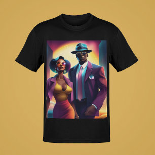Mobster Guy / Vrouw / Suited Mob Gang Collectie T-shirt