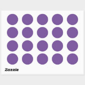 Mobster, Opera Mauve, Soft Paars Ronde Sticker (Vel)