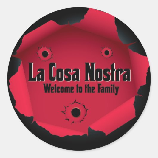 Mobster Sticker (Voorkant)