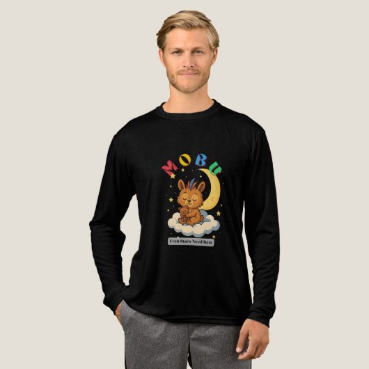 MoBu – Zelfs sterren hebben rust nodig Tri-Blend Shirt (Voorkant)