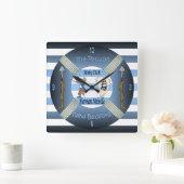 Moby-Dick ~ De Pequod ~Herman Melville ~Capt Ahab Vierkante Klok (Huis)