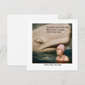 Moby Dick en Jane Kaart (Voorkant / Achterkant)