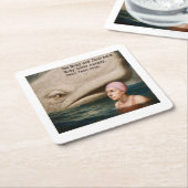 Moby Dick en Jane Kartonnen Onderzetters (Schuin)