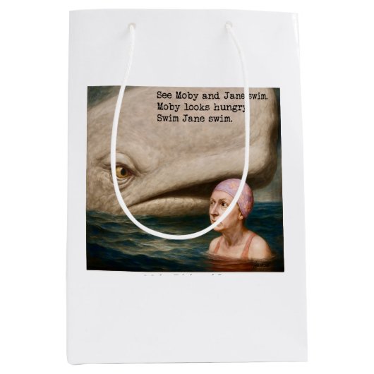 Moby Dick en Jane Medium Cadeauzakje (Voorkant)