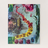 Moby Dick Herman MelvilleDe Reis van de Pequod Legpuzzel (Verticaal)