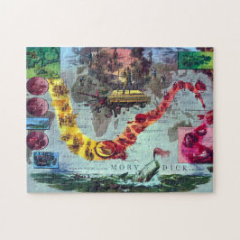 Moby Dick Herman MelvilleDe reis van de Pequod Legpuzzel