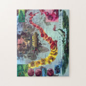 Moby Dick Herman MelvilleDe reis van de Pequod Legpuzzel (Verticaal)
