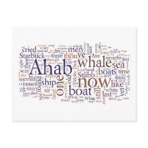 Moby Dick laatste hoofdstukken briefkaart