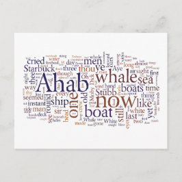 Moby Dick laatste hoofdstukken briefkaart