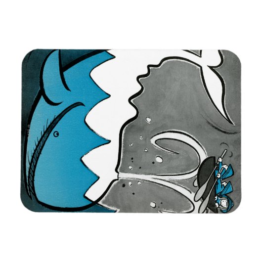 Moby Dick Magneet (Horizontaal)
