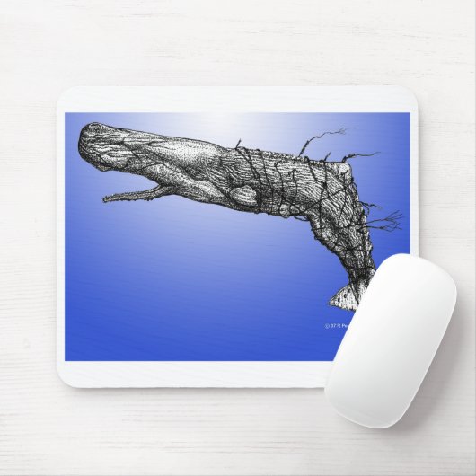 Moby Dick Mousepad Muismat (Met muis)