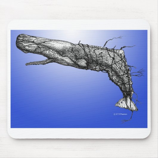 Moby Dick Mousepad Muismat (Voorkant)