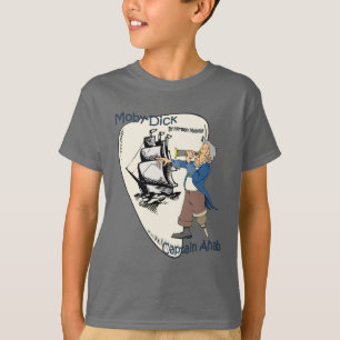 Moby-Dick of The Whale ~ Kapitein Ahab ~ Spyglass T-shirt