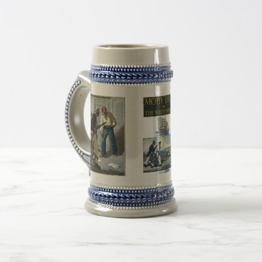 Moby Dick of The White Whale Bierpul (Voorkant links)