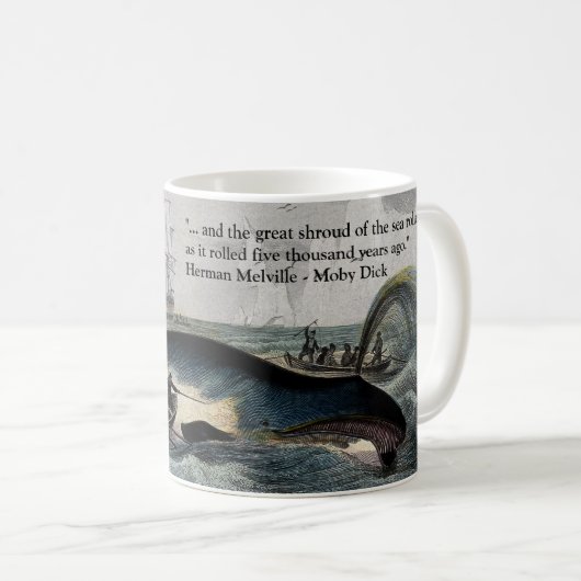 Moby Dick quote en Mok walvis (Voorkant rechts)